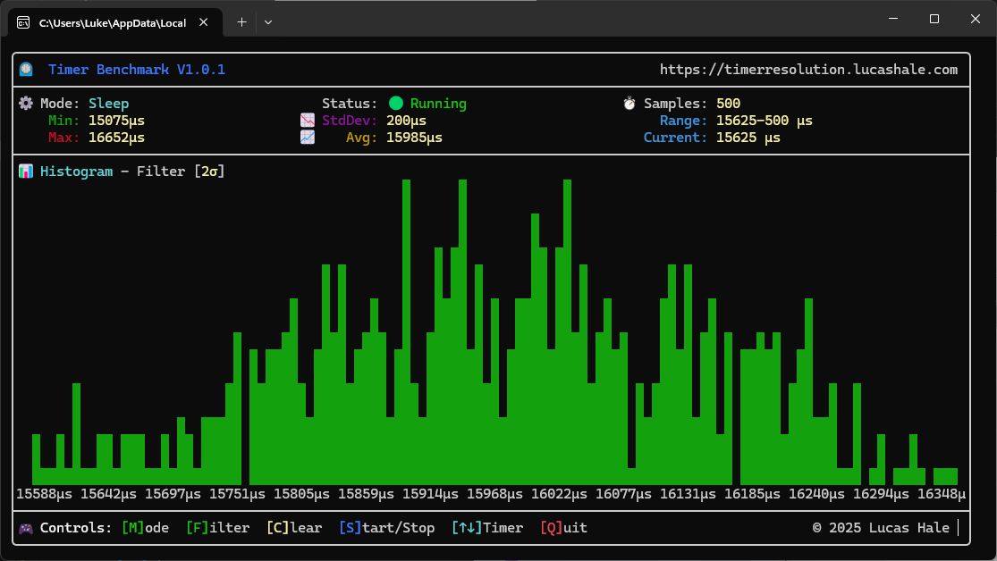 Timer Benchmark